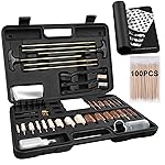 iunio Gun Cleaning Kit, Universal Gun Cleaning, All Caliber, with Mat and Carrying Case, for All Guns, Rifle, Shotgun, Handgun, Pistol, Hunting, Shooting Cleaning kit