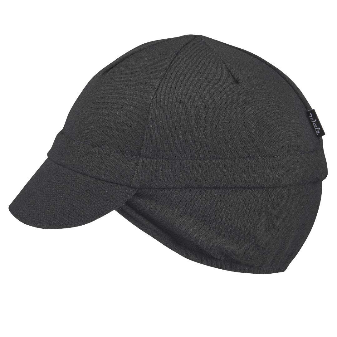 Walz Caps Black Merino Wool Ear Flap Cap (S/M)