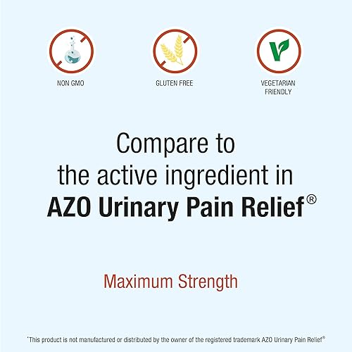 Miniatura 4 de Puregen Labs Urinary Pain Relief | Phenazopyridine HCl 99.5mg Tablets | Maximum Strength OTC for Fast Relief of UTI Pain, Burning and Bladder