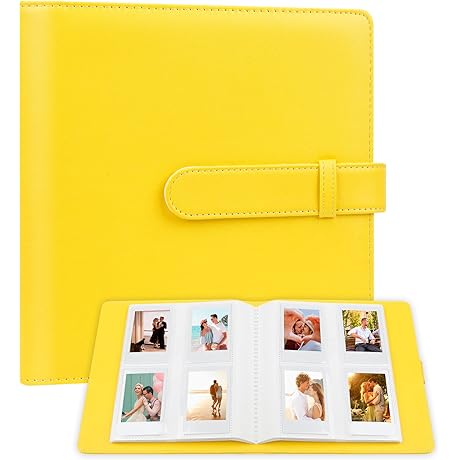 Yellow 256-Photos Album for Instax Mini 9