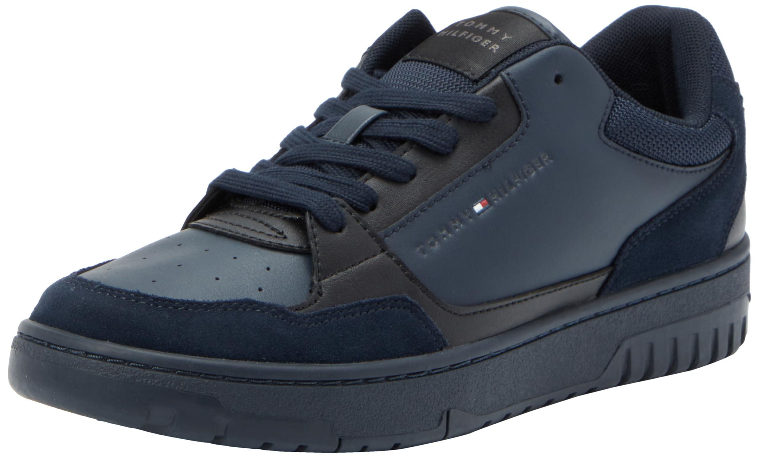 Tommy Hilfiger Herren Basketball Sneaker Schuhe, Blau (Desert Sky), 40