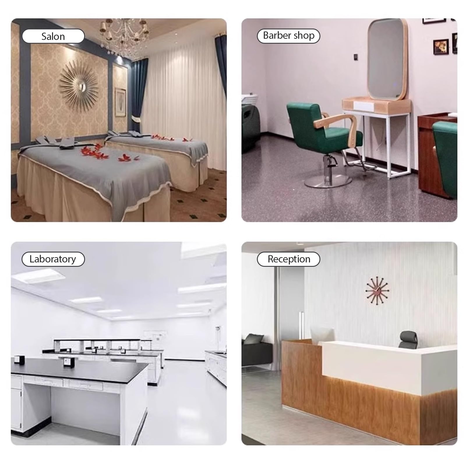 Taburetes con ruedas de altura ajustable para esteticista, asiento acolchado de piel sintética, taburete de oficina para tienda, salón, laboratorio, tatuaje médico