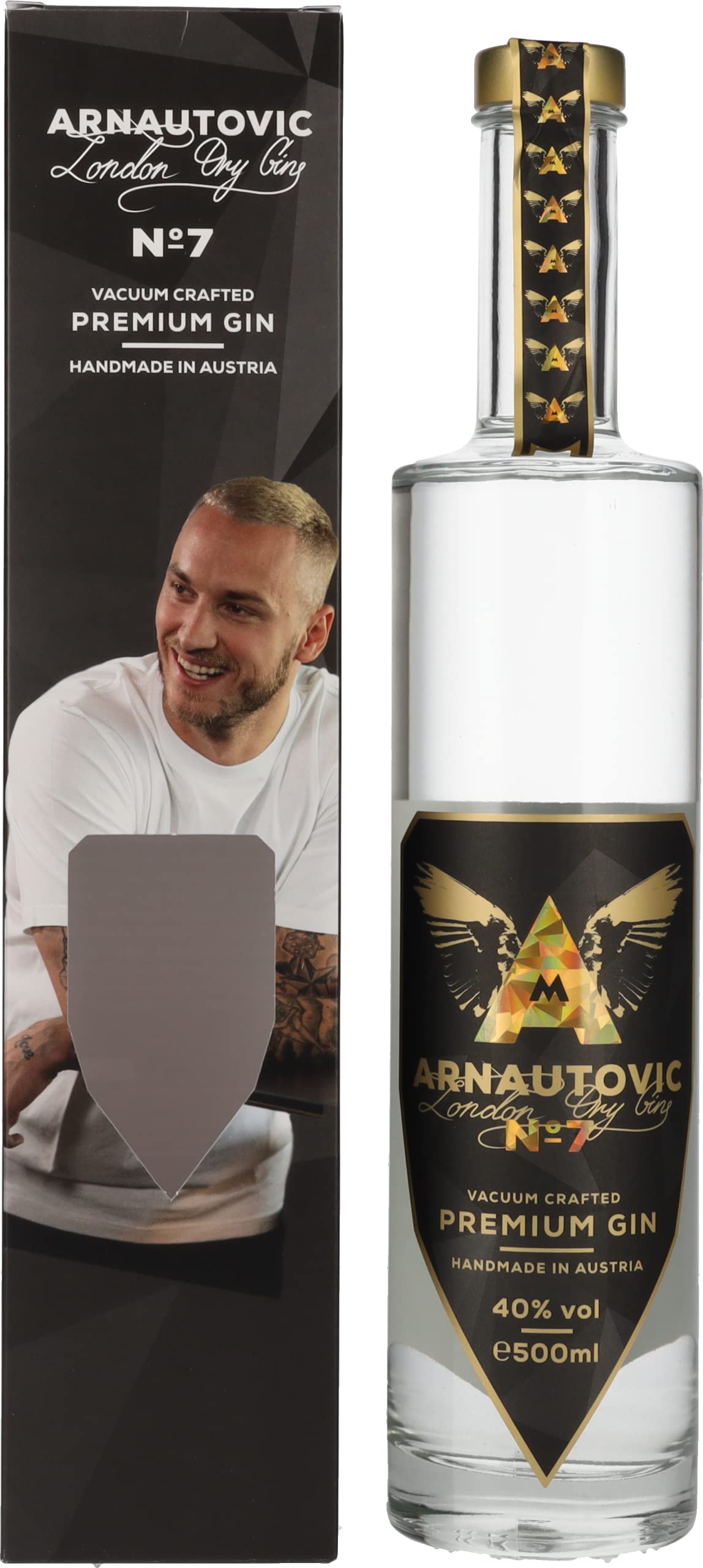 Bootleggers Arnautovic London Dry Gin Premium Gin No. 7 40% Vol. 0,5L In Geschenkbox