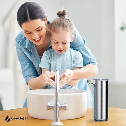 Miniatura 2 de EasyFoam - Dispensador automático de jabón espumoso, dispensador de jabón automático recargable sin contacto para baño o cocina, sensor de