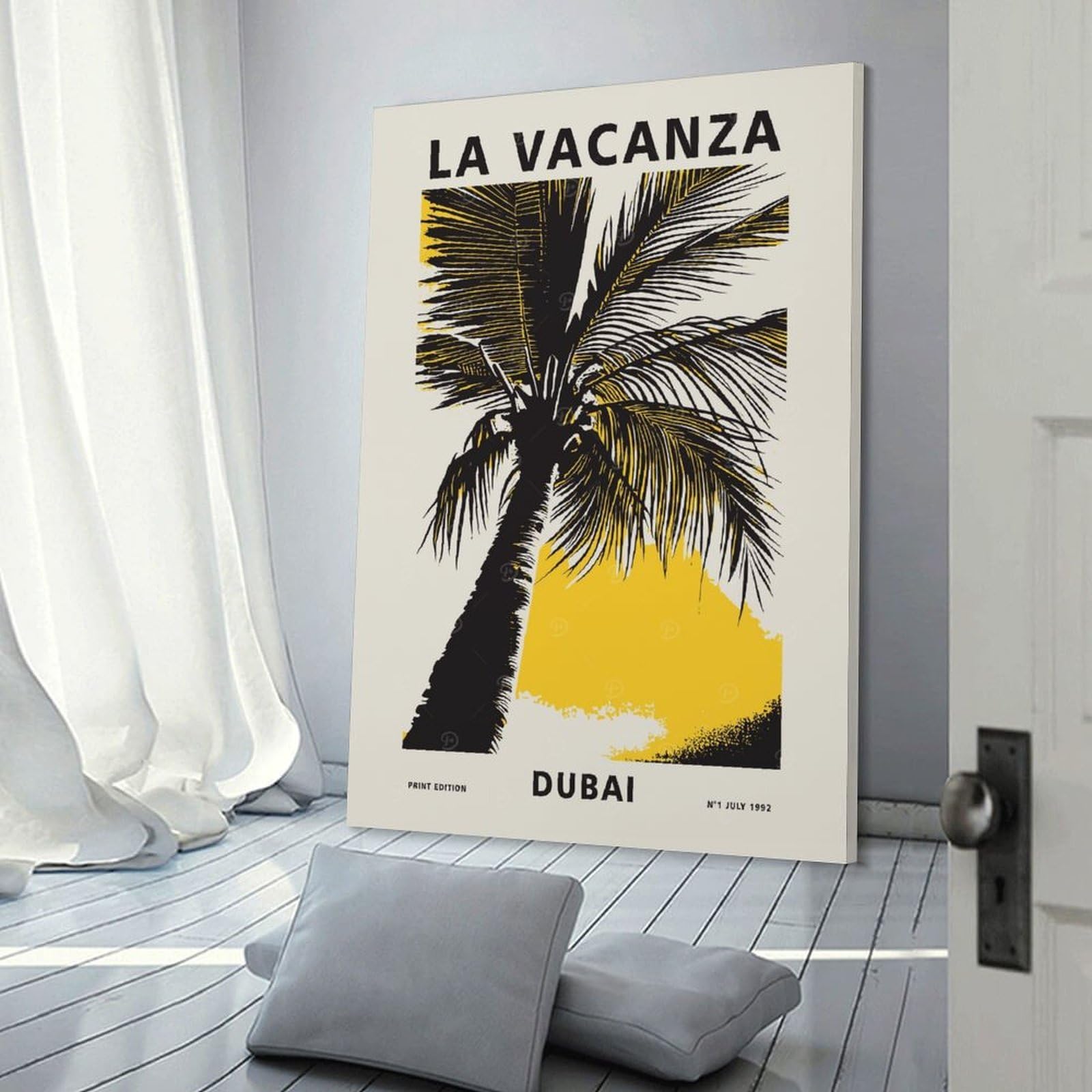 Junmoney Wall Picture Print Dubai Paradise, 16x24inch(40x60cm), for Wall Displays, Bedrooms Or Room Updates, Wall Decor Suited to Curated Displays