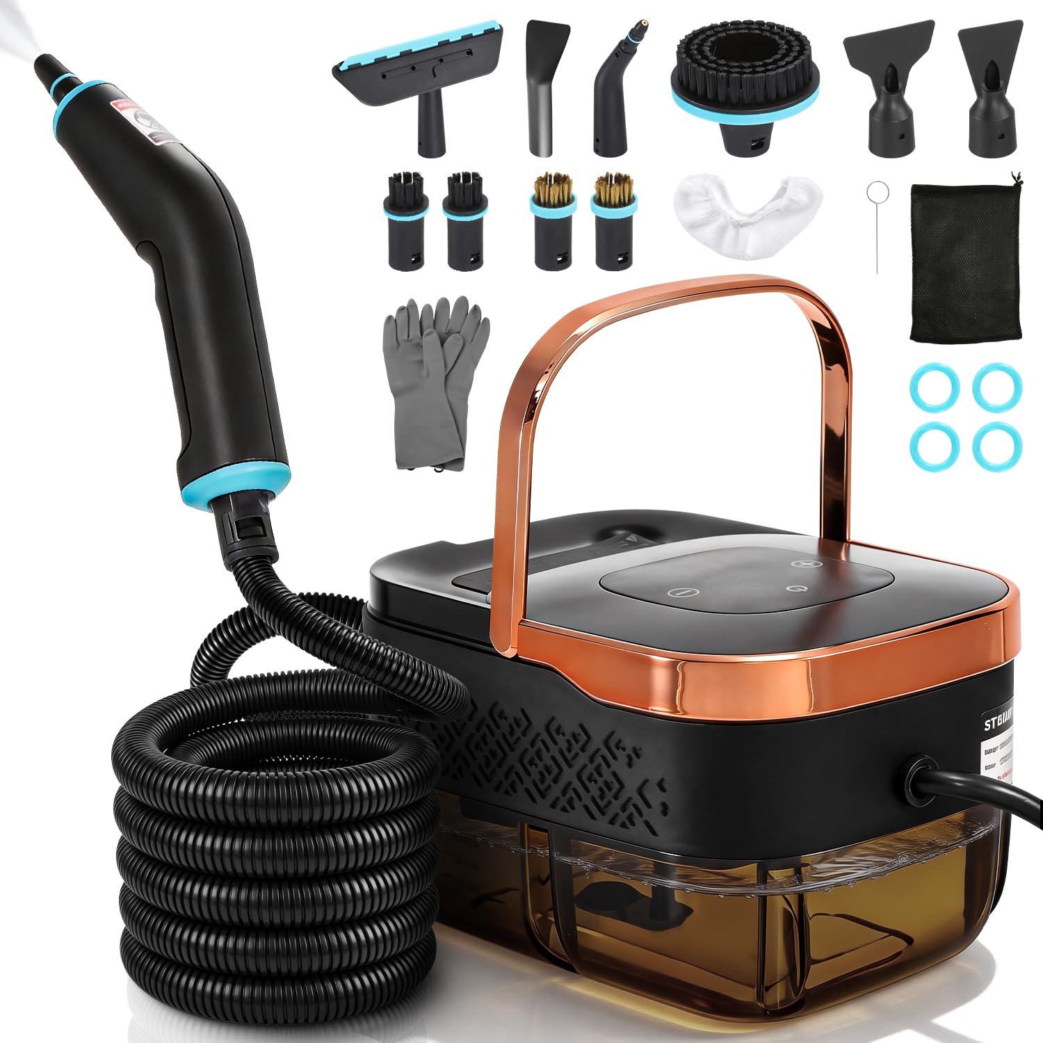 WICHEMI High Pressure Steam Cleaner Handheld Steam Cleaner Steamer for Cleaning Electric Steam Cleaning Machine for Home Kitchen