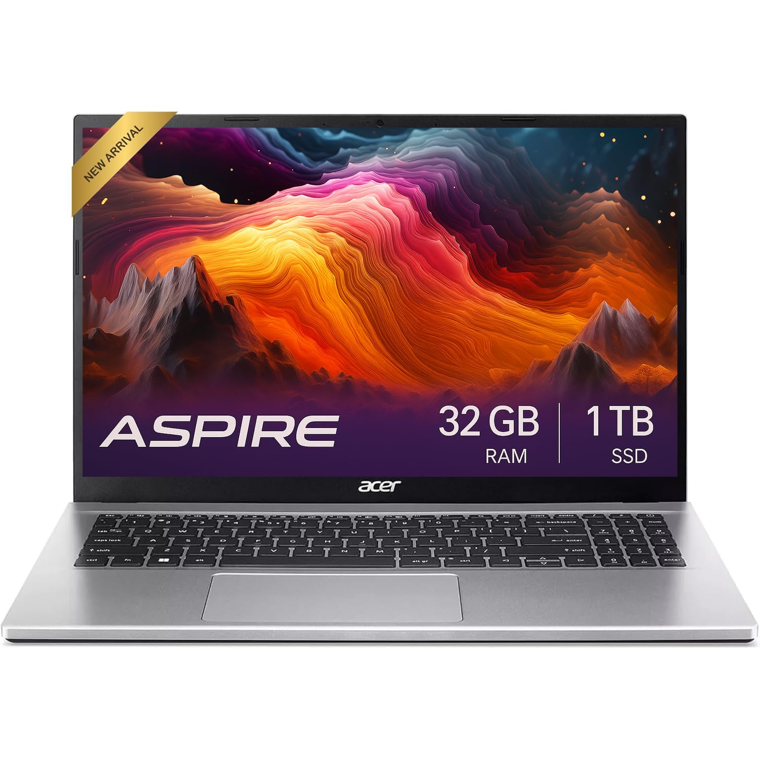 acerAspire Premium Laptop Computer Featuring Backlit Keyboard AMD Ryzen  7730U CPU 32GB RAM 1TB SSD FHD Display Fast Wi-Fi
