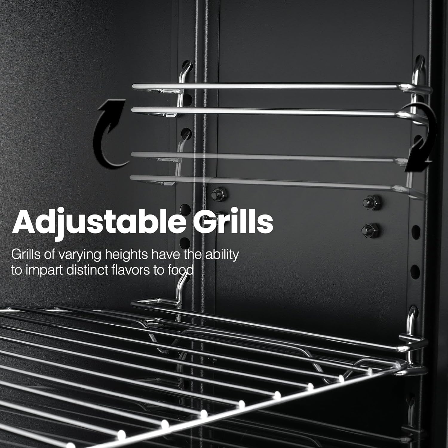 Propane Smoker, Vertical Smoker with Three Removable Shelves,Outdoor Grills & Smokers with Thermometer and Cover for Outdoor BBQ,