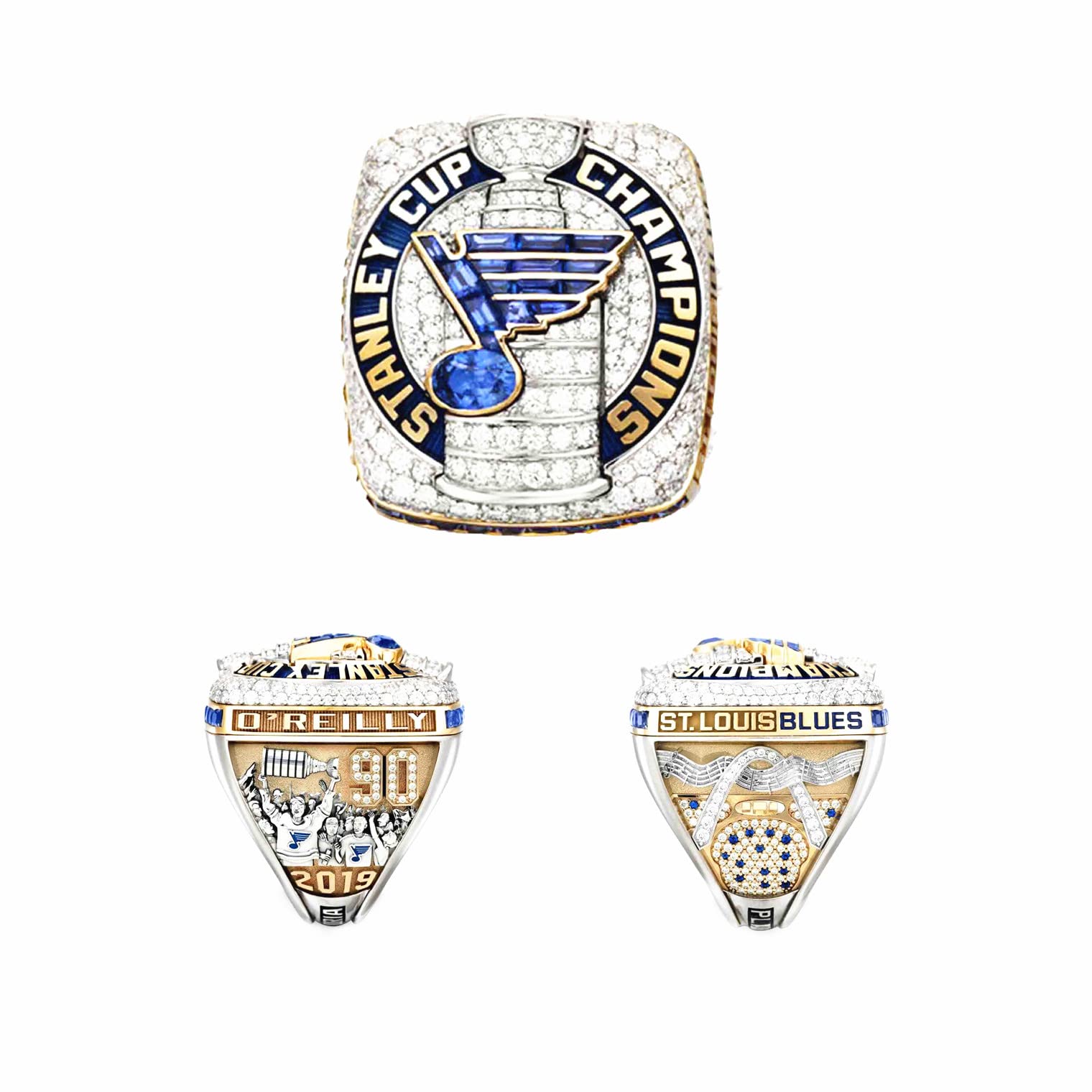 Xiakoman 2019 St Louis Championship Stanley Cup Stl Blues Ring