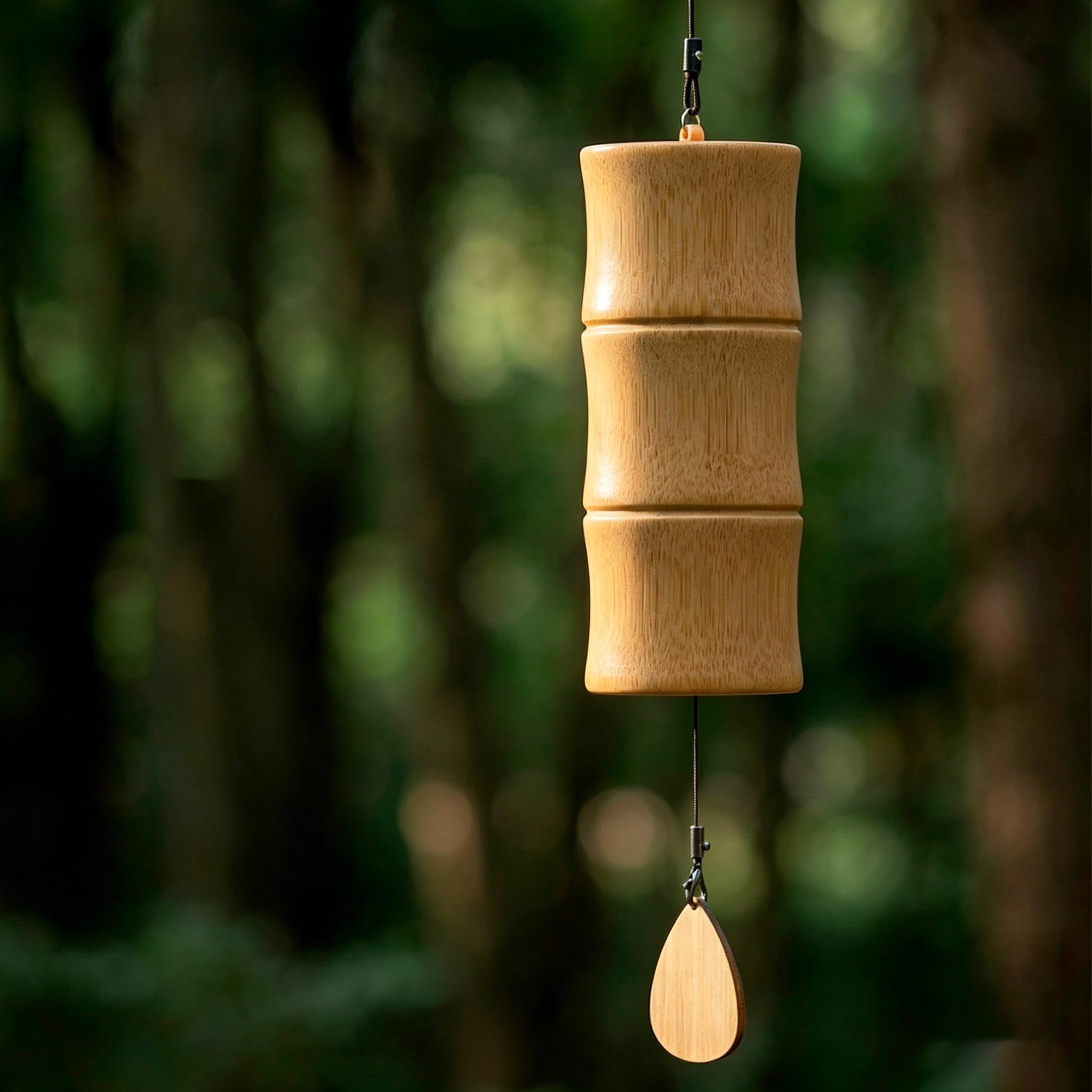 Carillon à vent Koshi YouYuer Koshi - Carillon à vent en bambou japonais - Carillon sonore en bambou pour guérison du son, yoga, méditation, jardin, décoration de jardin (accord C)