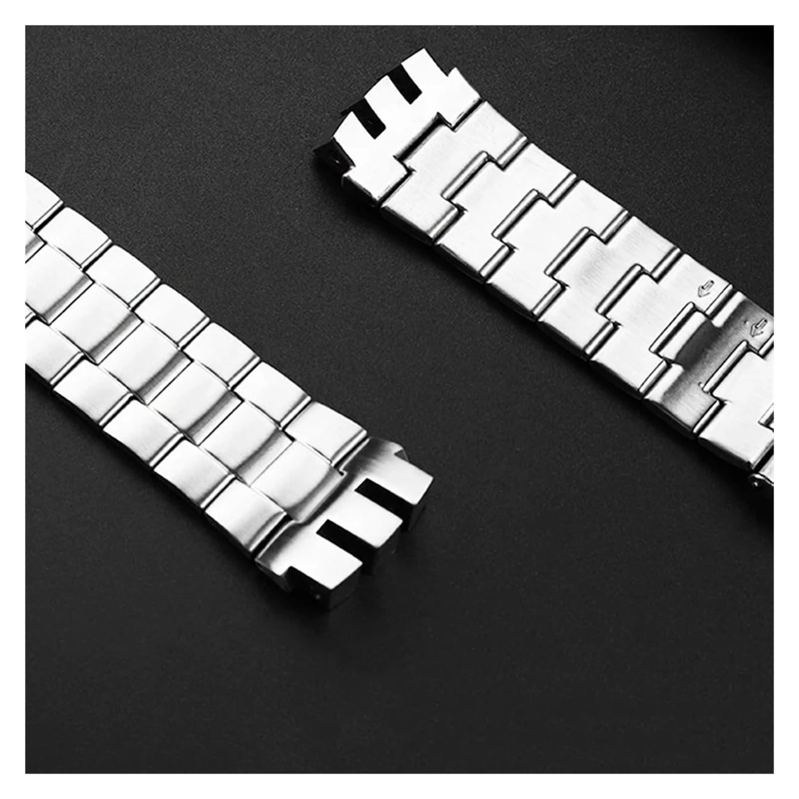 Bracelet de montre en acier de précision 20 mm compatible avec les bracelets d'interface concaves et convexes Swatch YTS401, YTS402, YTS407G, YTB400, YTS403 et 409