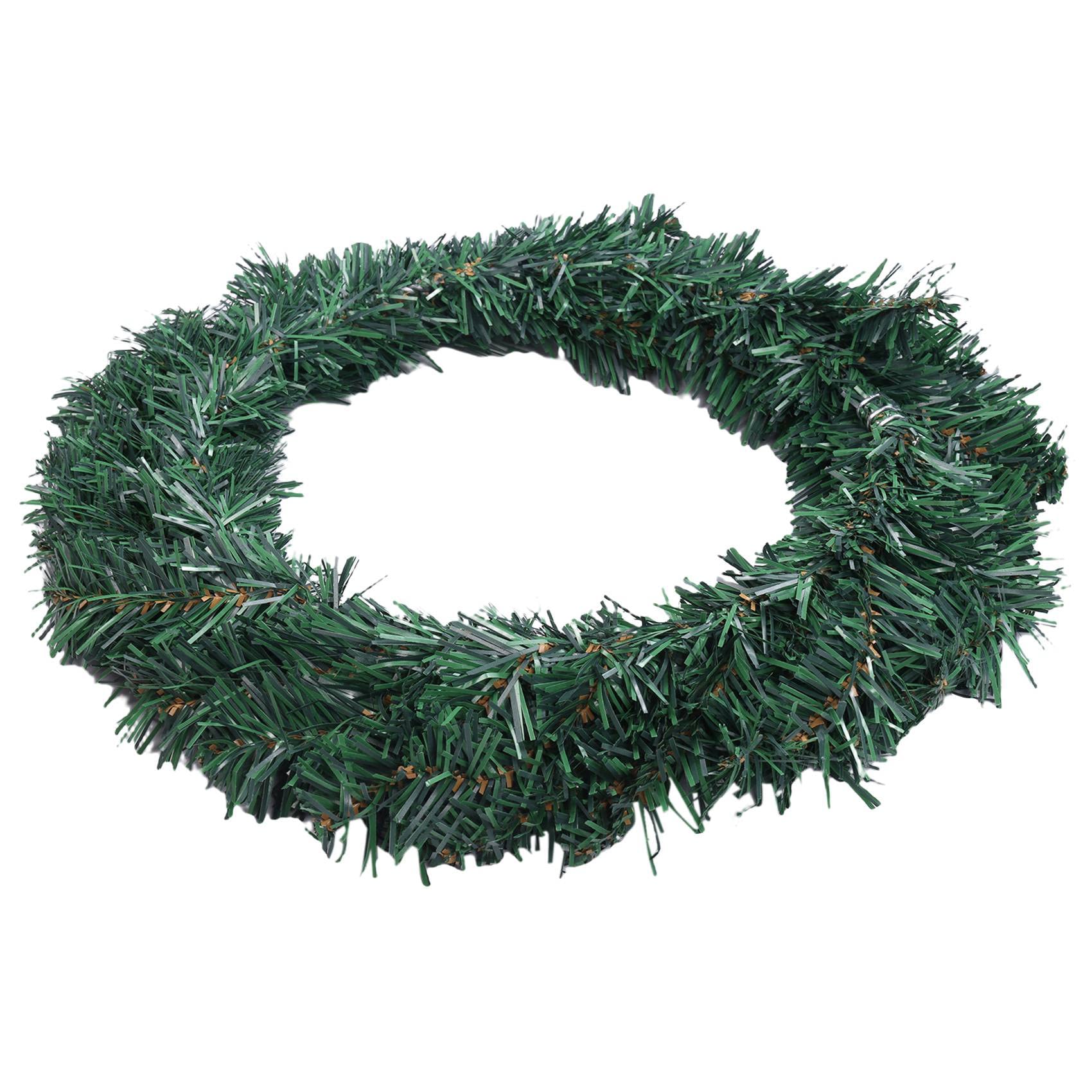 Ghirlanda Natalizia 180 Cm Finto Pino | Decorazione Per Camino, Porta, Soggiorno | Verde Realistico