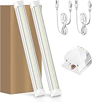 ONLYLUX LED Shop Lights 25W 6000K (2 Pack) - Super Bright Linkable Tube Lights for Garage, Workshop, Basement, Under Cabinet