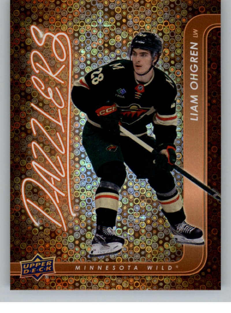 THEHOOPERS ポストカード Amazon.com: 2024-25 Upper Deck Series 2 Dazzlers Orange Hockey #DZ