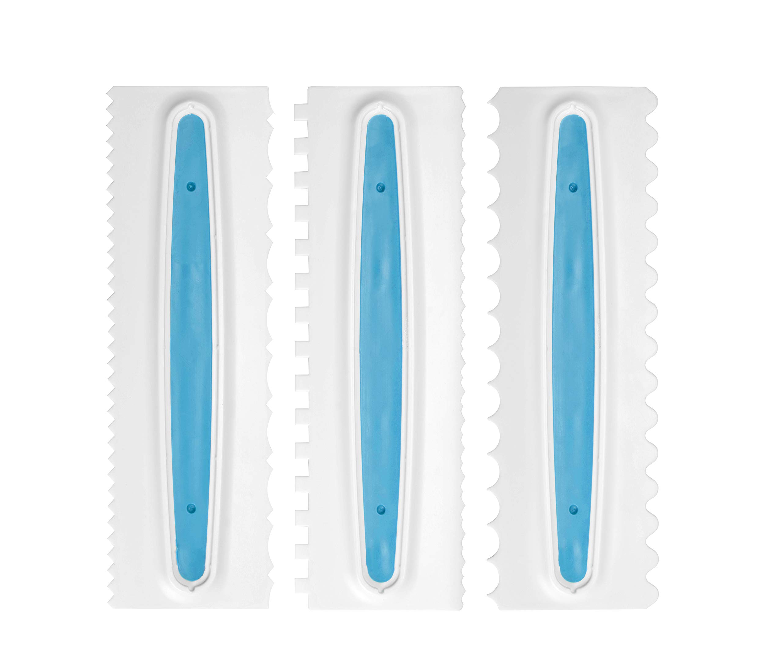 3 pc / 6 Design Icing Comb Set