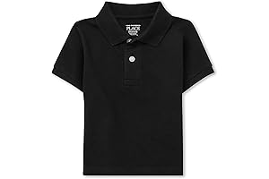 【5T Dress Shirt Boys】 baby boys Fashion Color Short Sleeve Pique Polo