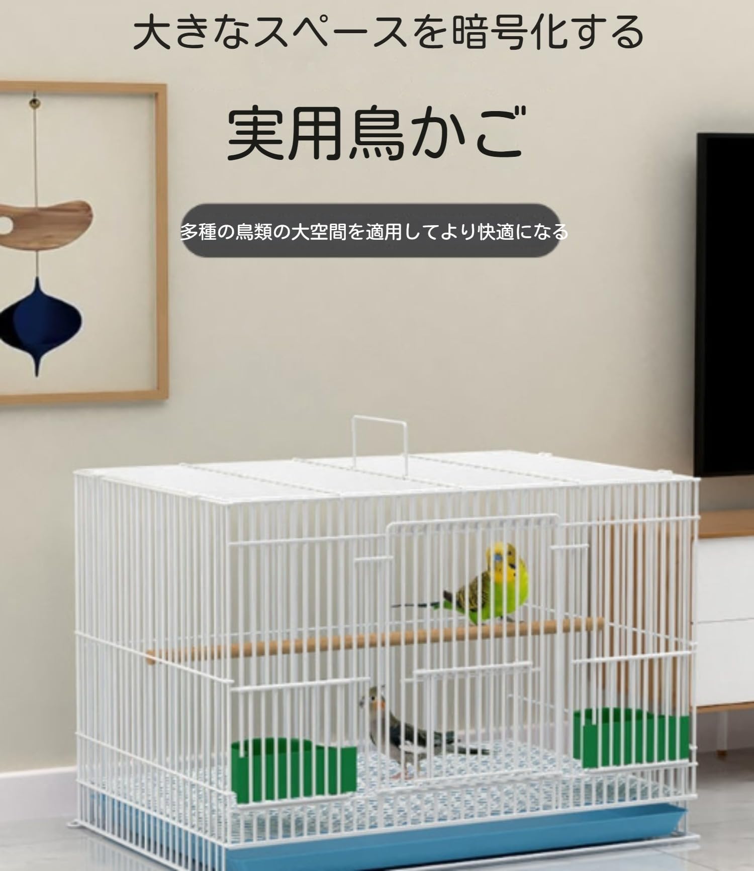 Amazon | 大型鳥かご, 鳥かご, 組み立て式鳥かご, 洗える, お手入れ