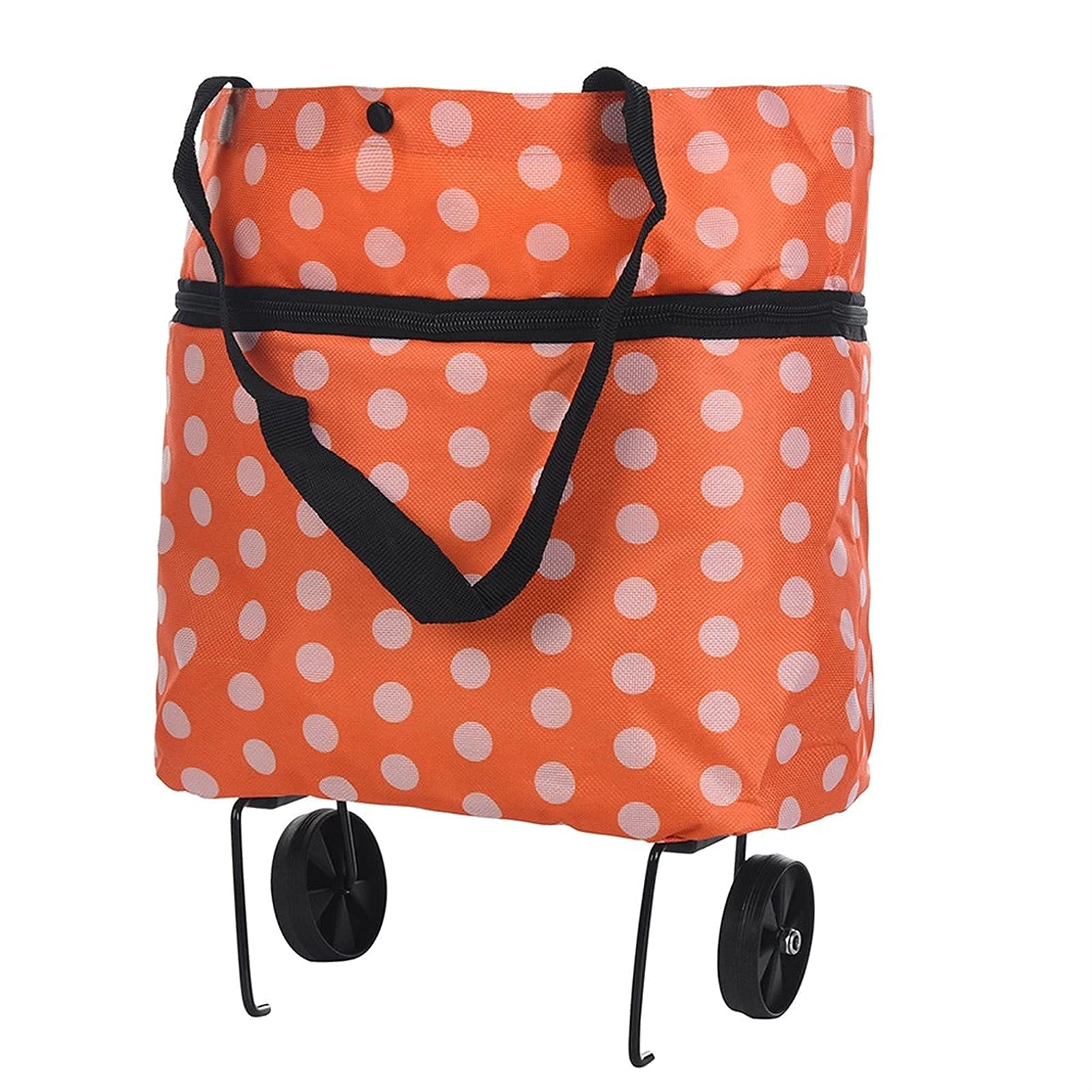 Panier sac de voyage pliant et chariot d'achat sur roues léger pour épicerie et blanchisserie