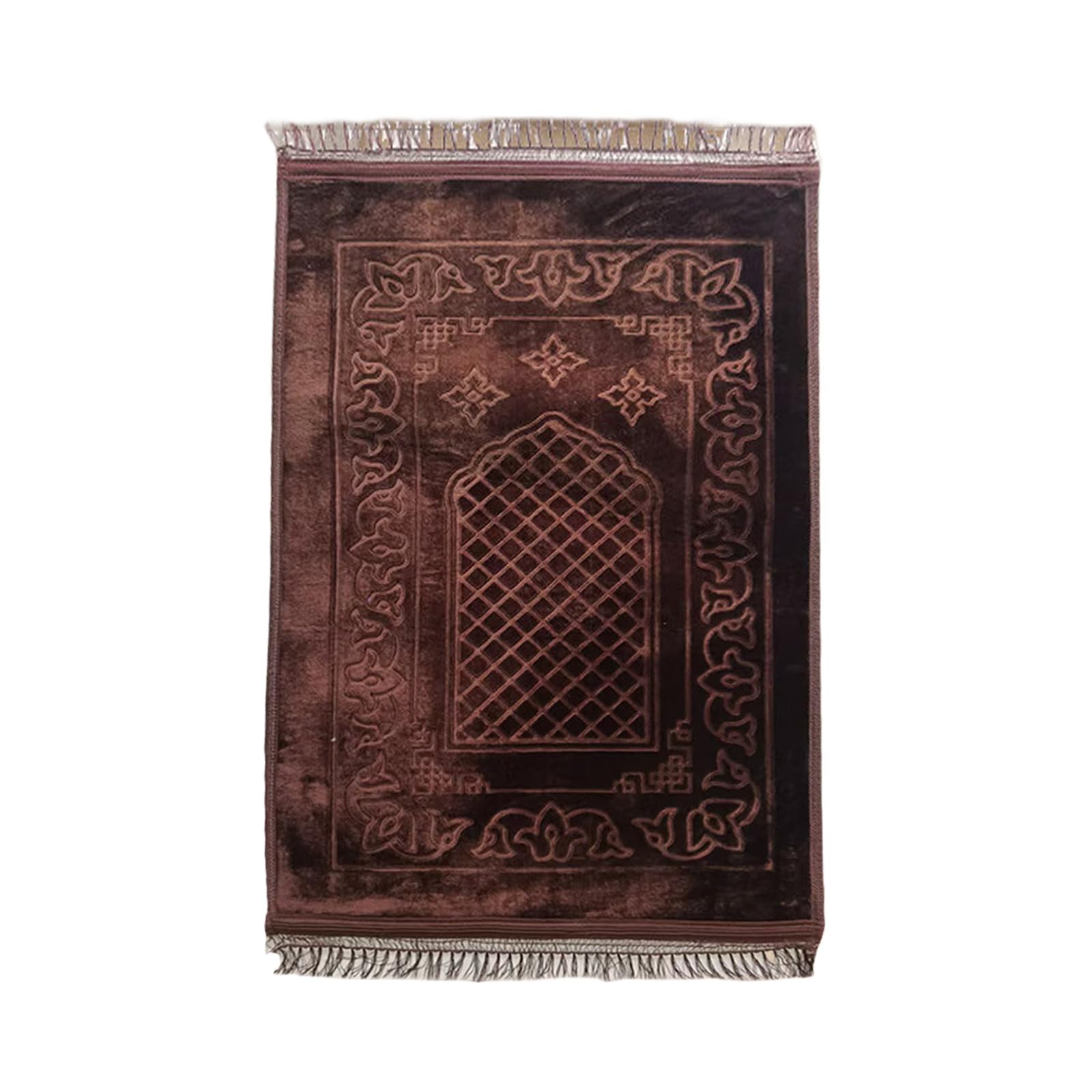 Tapis Prière Épais Doux pour Les Musulmans Parfait pour Les Prières Quotidiennes Le Tasbeeh Tapis Prière Rembourré