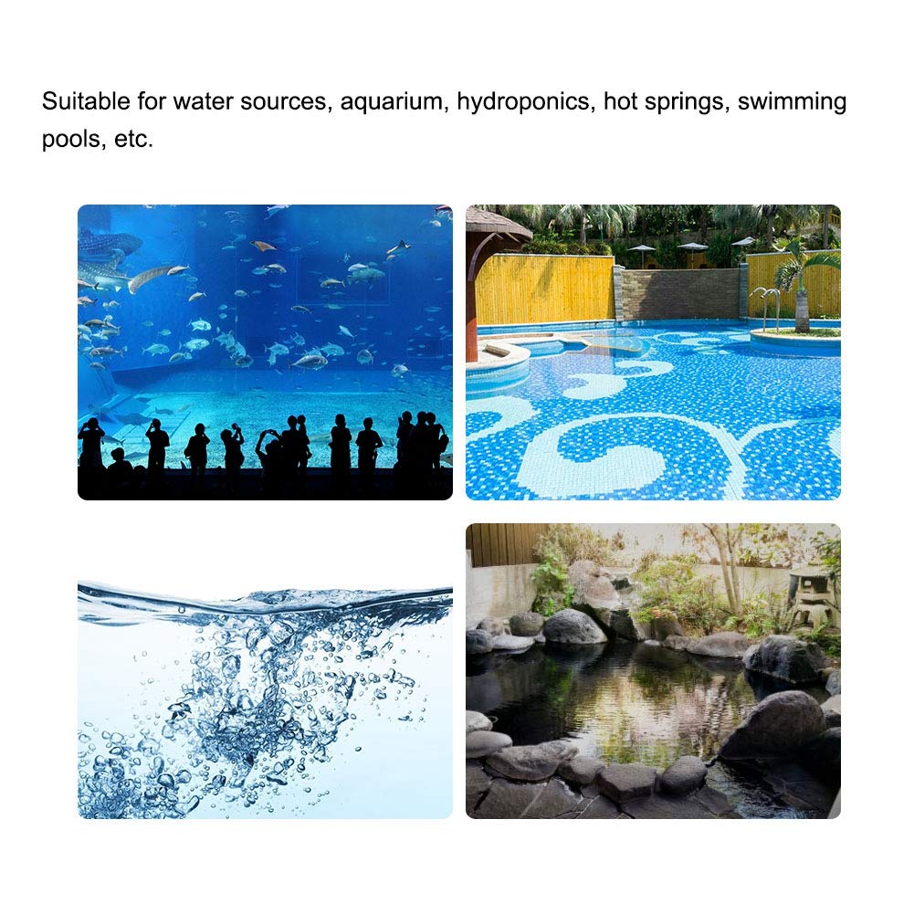 Misuratore della qualità dell'acqua PH EC TDS TEMP Misuratore di salinità Tester digitale della qualità dell'acqua potabile Monitor online intelligente Controllo APP for piscina dell'acquario per agri