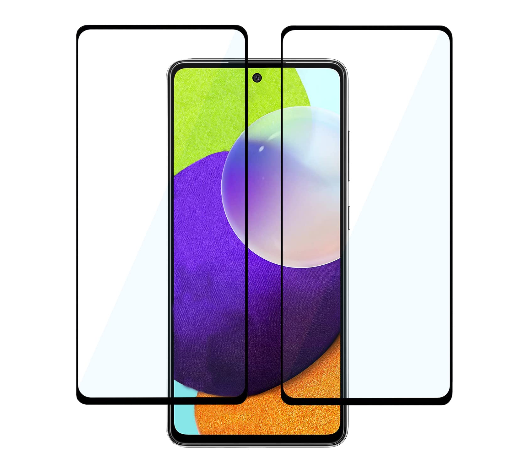 CEDO Samsung Galaxy A52 / A52s (5G) Tempered Glass (Pack of 2) | Screen Protector Full HD Quality Tempered Glass Anti-Scratch Edge to Edge Coverage with Easy Installation Kit (Black) (B09J11LY2V) Amazon Price History, Amazon Price Tracker
