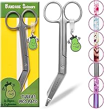 Pico de Pato de Roma Scissors: Premium Nursing Scissors | Professional Round Tip | Ideal for Nursing Gifts and Nursing Accessories TCAE (SILVER QUILL)