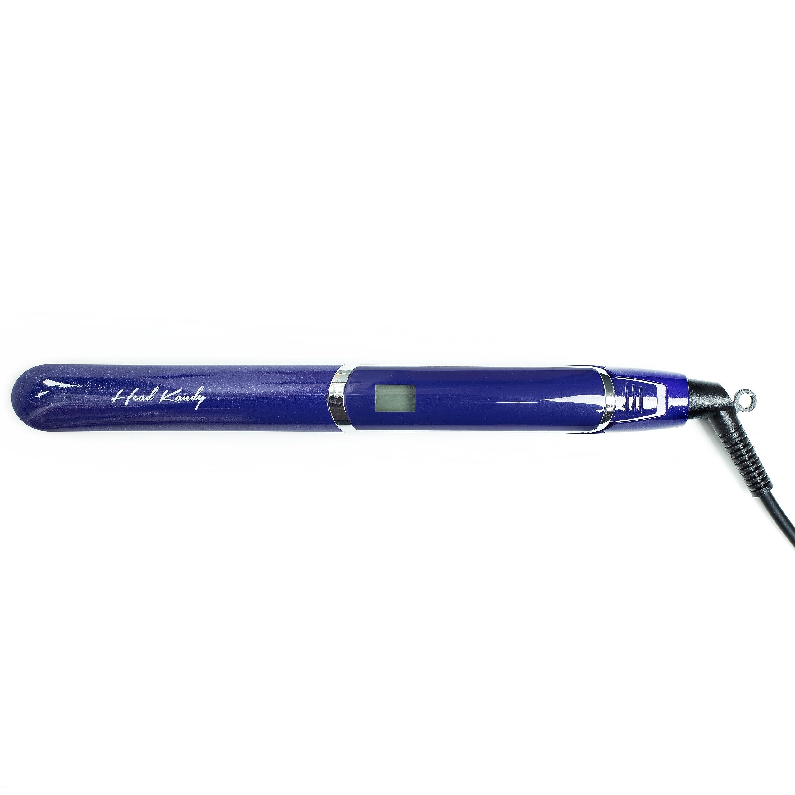 The Miss Priss 1" Flat Iron Hair Straightener | for All Hair Types | Infrared Technology | Tourmaline Infused Ceramic Plates | Purple