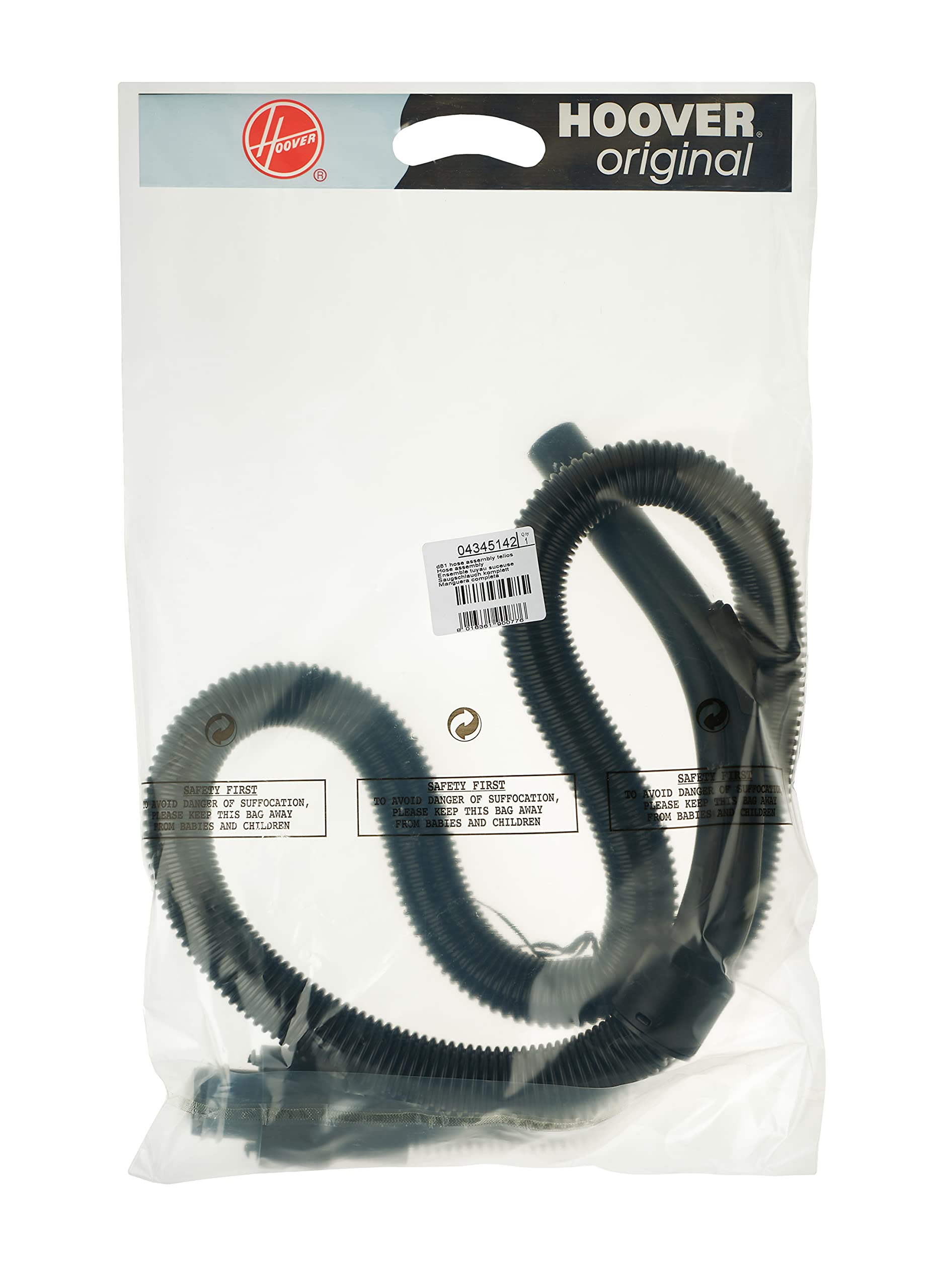 Hoover D81 Tubo di aspirazione completo colore: nero
