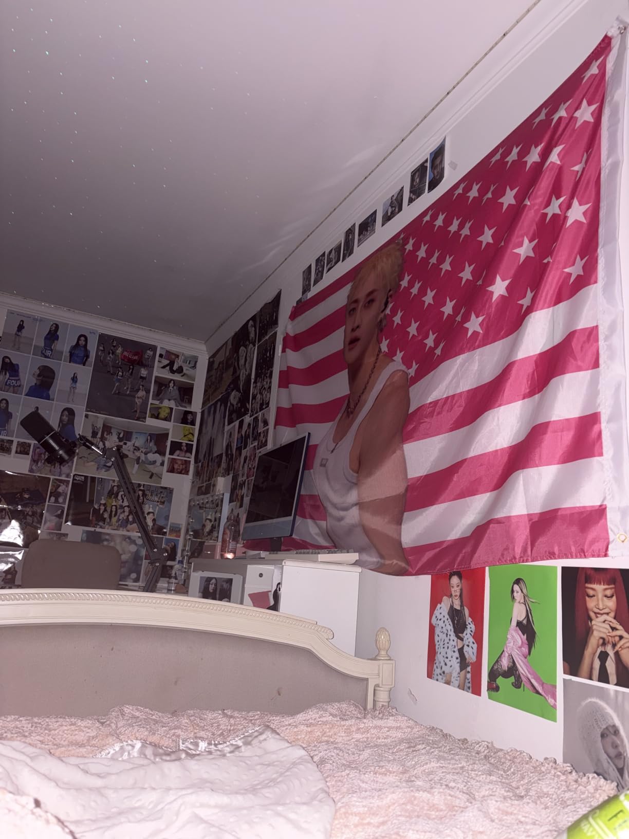 Custom American Tapestry Flag with Picture photo review