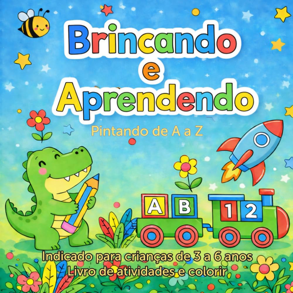 Brincando e Aprendendo: Colorindo de A a Z