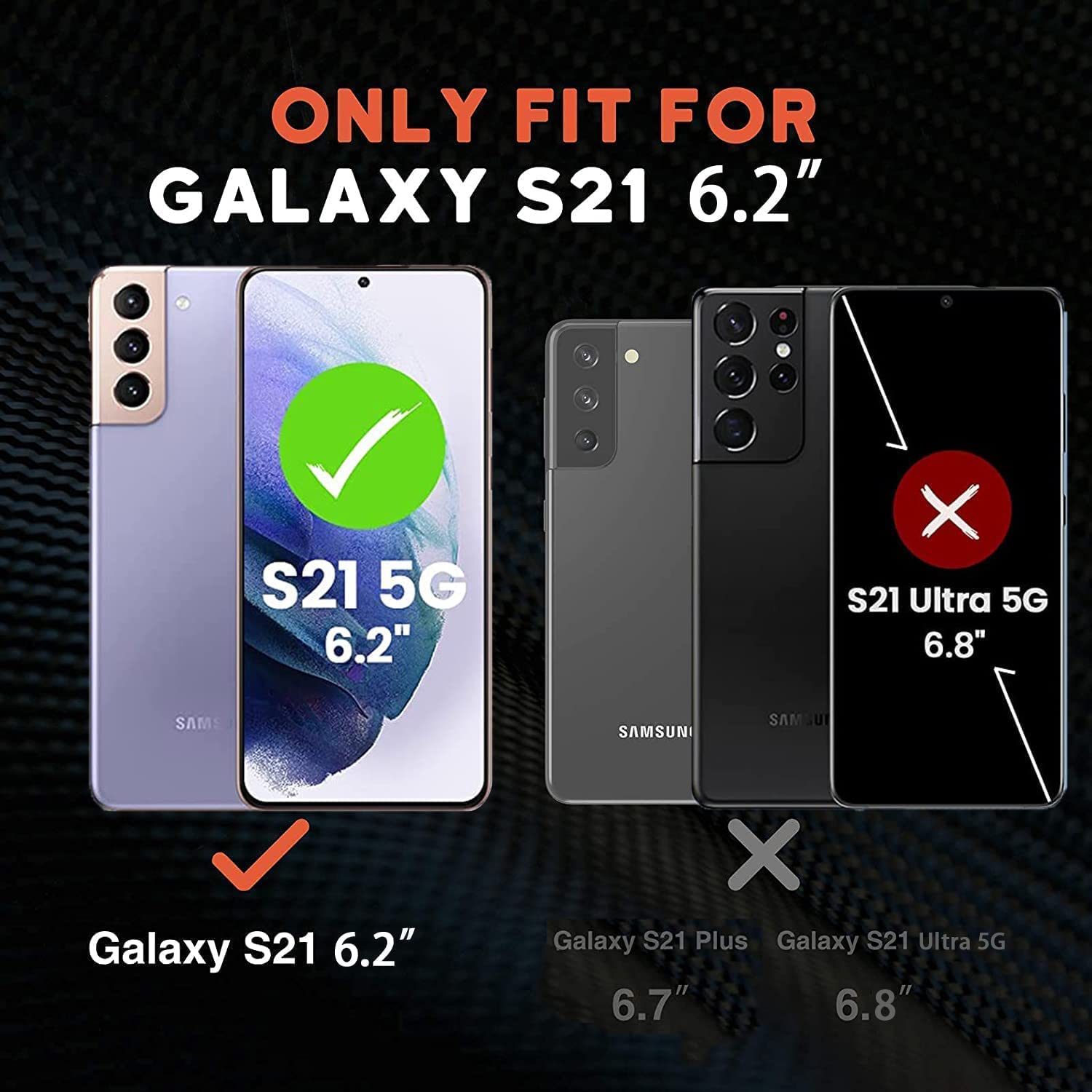 Galaxy S21 Battery Case(6.2inch)Qi Wireless Charging Compatible, 7000mAh Extended Power Case Slim Protective Portable Charger Case Rechargeable for Phone Regular S21 5G - Black(XDL-200W)(fgfdhg3229)