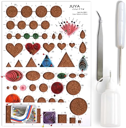 Miniatura 3 de JUYA Kit de relleno de papel con 960 tiras y 14 herramientas (herramientas azules, ancho de 0.118 in tiene pegamento)