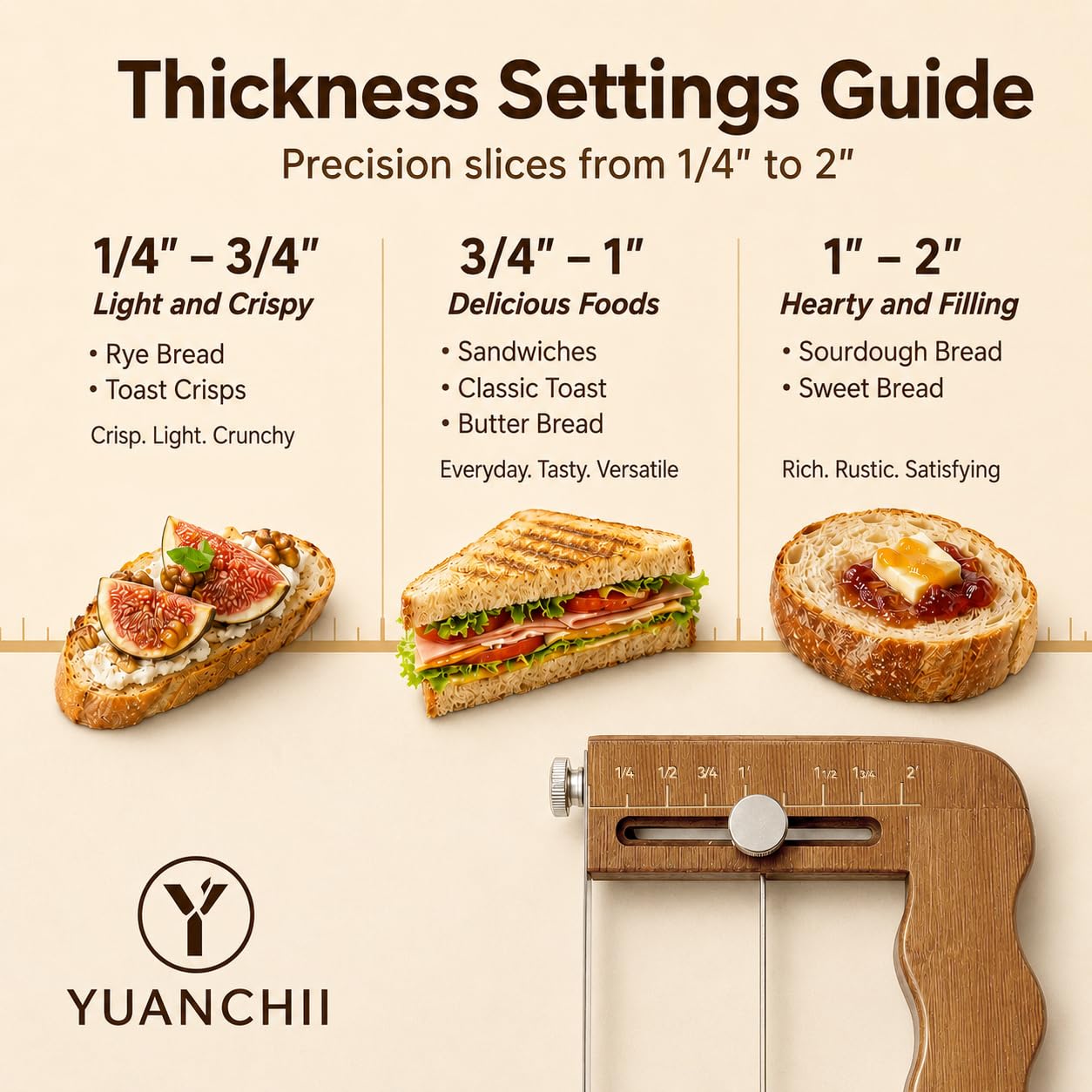 Adjustable Bread Slicer - Perfect Slices Every Time -3 Adjustable Bread Slicer - Perfect Slices Every Time -3