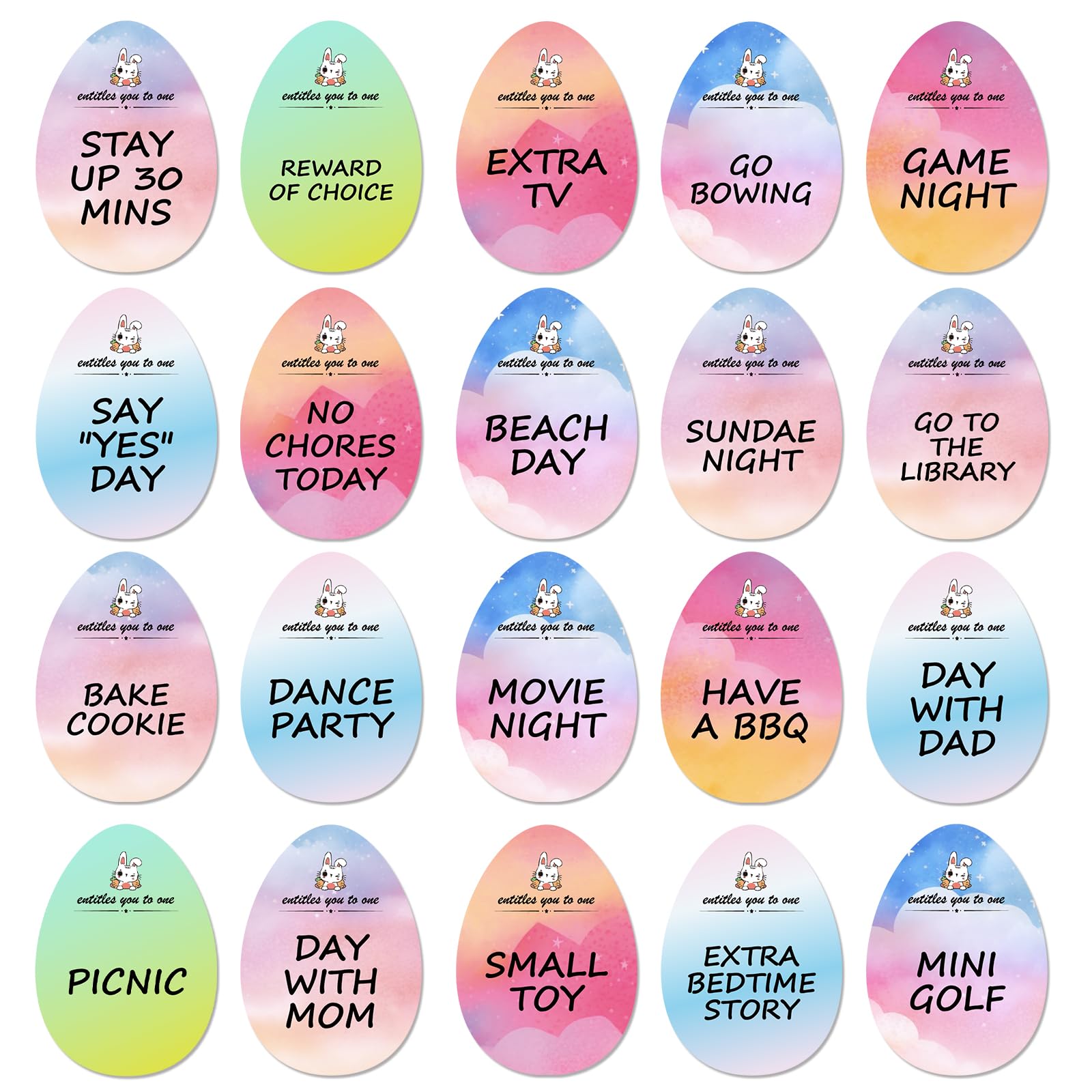 60 Packs Easter Basket Stuffers Easter Egg Tokens Reward Tokens Gifts for Garden Party Favors Egg Hunt Prizes Plastic Activity Coins