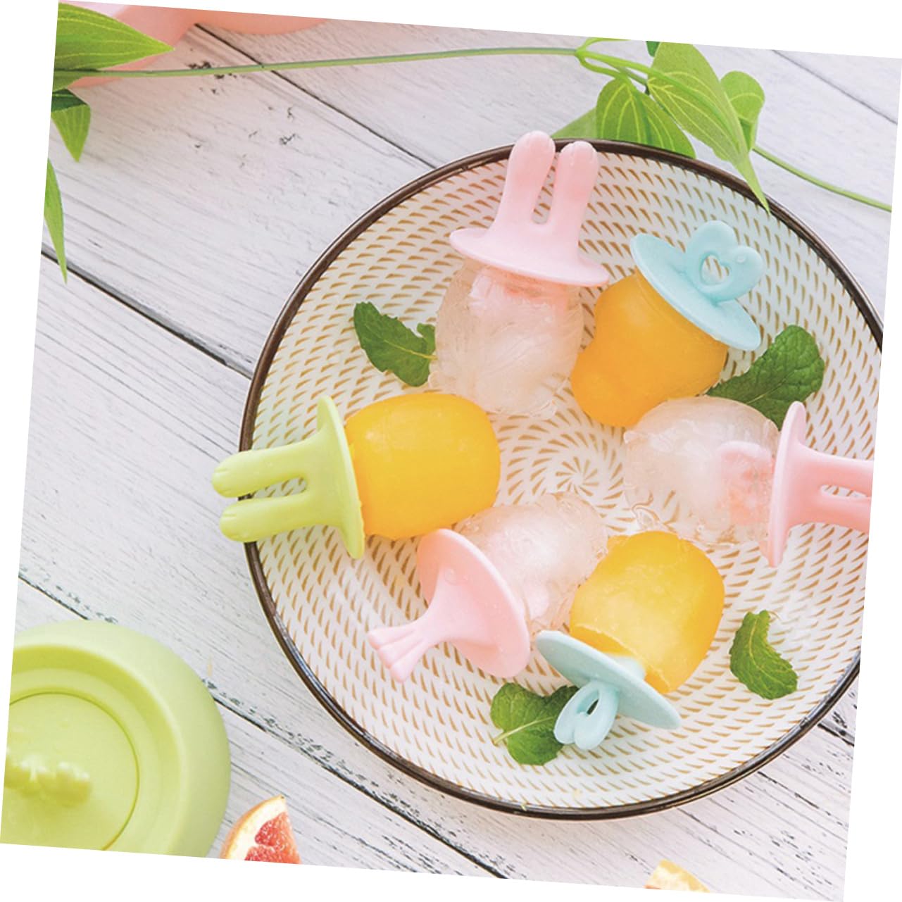 Moules à Glace en Silicone Réutilisables, 4 Pièces, Forme Animale, Légers et Faciles à Nettoyer pour Création DIY de Glaces Maison