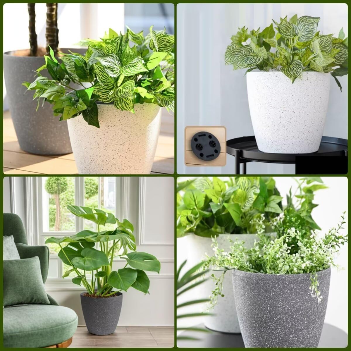 Amazon.co.jp: JIALAGESA 植木鉢 フラワーポット プランター 7号/9号