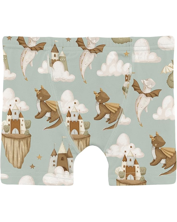 Kickee Pants Kids Print Boxer Brief Set of 3 (Big Kid) - #2 of 4