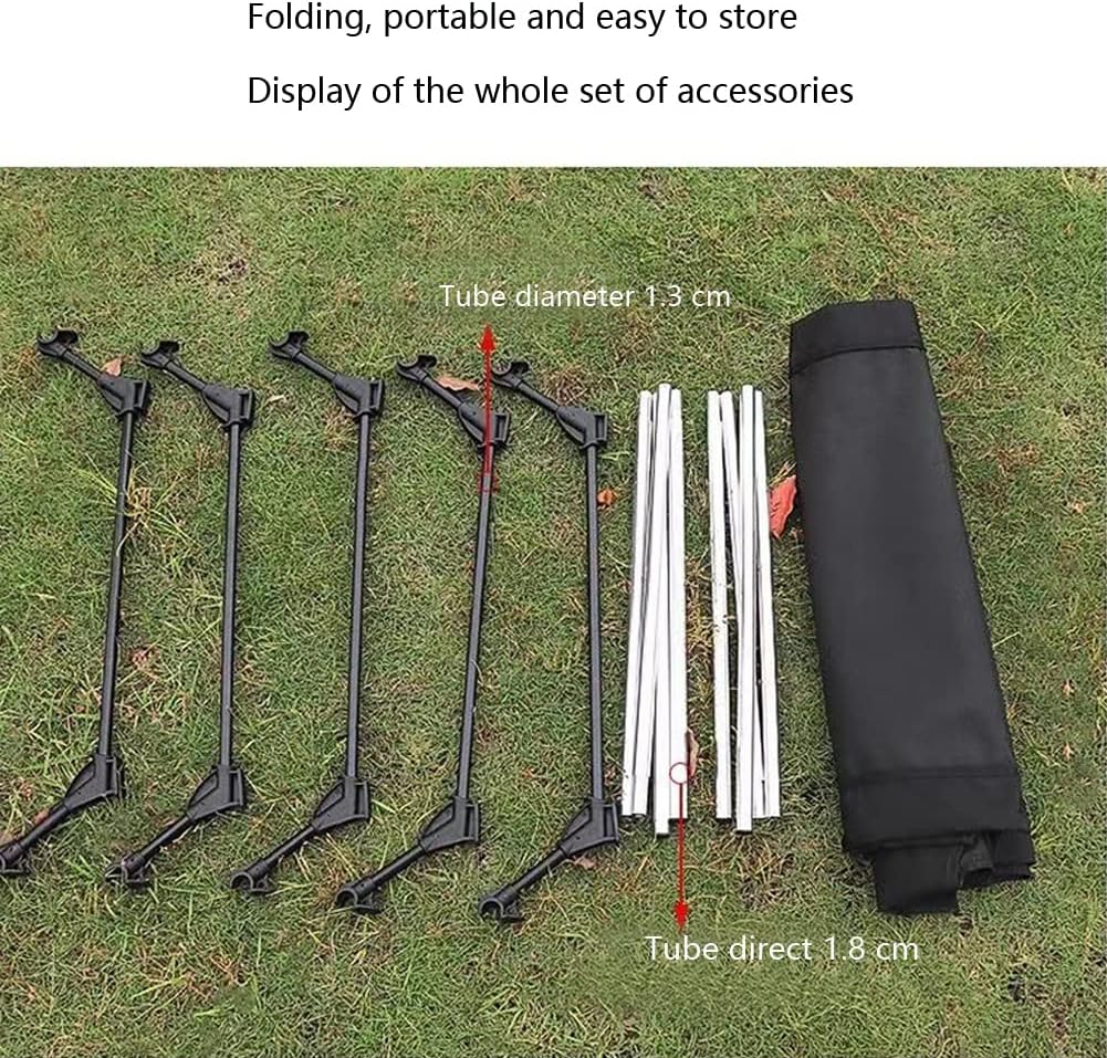 Camping Cots,Lightweight Portable Camping Cot for Adult,Foldable Camping Cot,Oversized Sleeping Cot Supports 330lbs for Hiking Outdoor Travel Office (Green)