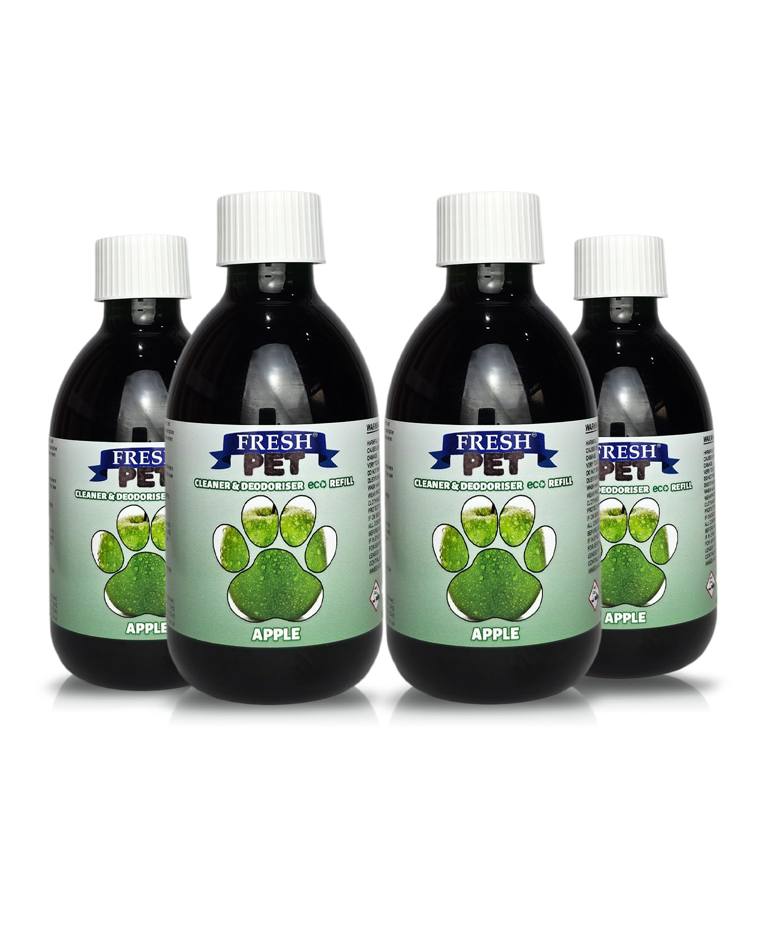 Trade Chemicals FRESH PET DISINFECTANT CLEANER PACK - ECO REFILL TO MAKE 4 X 5L (APPLE) — image 1