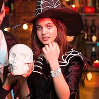 Vista 3 de Collar de pulsera de serpiente para mujer, pulsera de serpiente flexible, gargantilla de serpiente para fiesta de Hollween, accesorios de disfraces