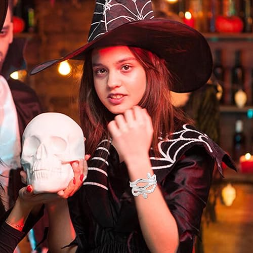 Miniatura 3 de Collar de pulsera de serpiente para mujer, pulsera de serpiente flexible, gargantilla de serpiente para fiesta de Hollween, accesorios de disfraces