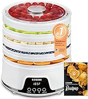 COSORI 5-Tray Food Dehydrator for Jerky, Fruit, Herbs & Meat - 165°F Max, 48H Timer, 350W, Expandable, 50 Recipes