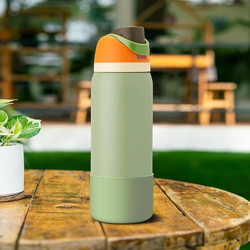 Vista 209 de 2PCS Silicone Water Bottle Boot for Owala 24oz 32oz 40oz, Anti-Slip Protective Sleeve Bottom Bumper Protector for FreeSip, Twist, and Flip Stainless