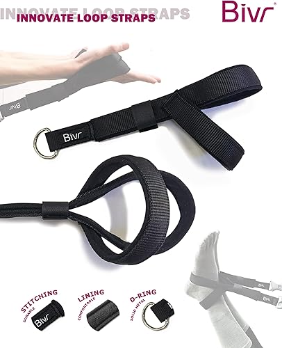 Miniatura 2 de Kit portátil de pilates para el hogar, equipo de entrenamiento en casa con correas de bucle de pilates diseñadas, bandas de ejercicio de resistencia