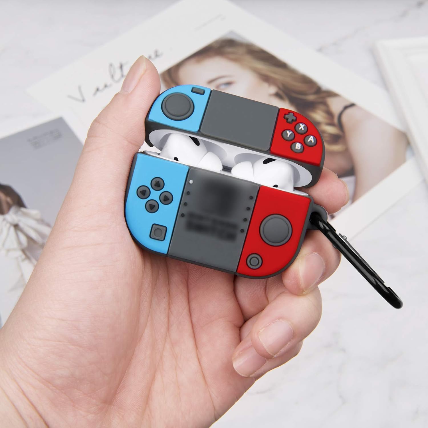 OCTT Case Compatible for Airpods Pro case,Cute Cartoon Character Silicone Case Cover Compatible with Airpods Pro Charging Case