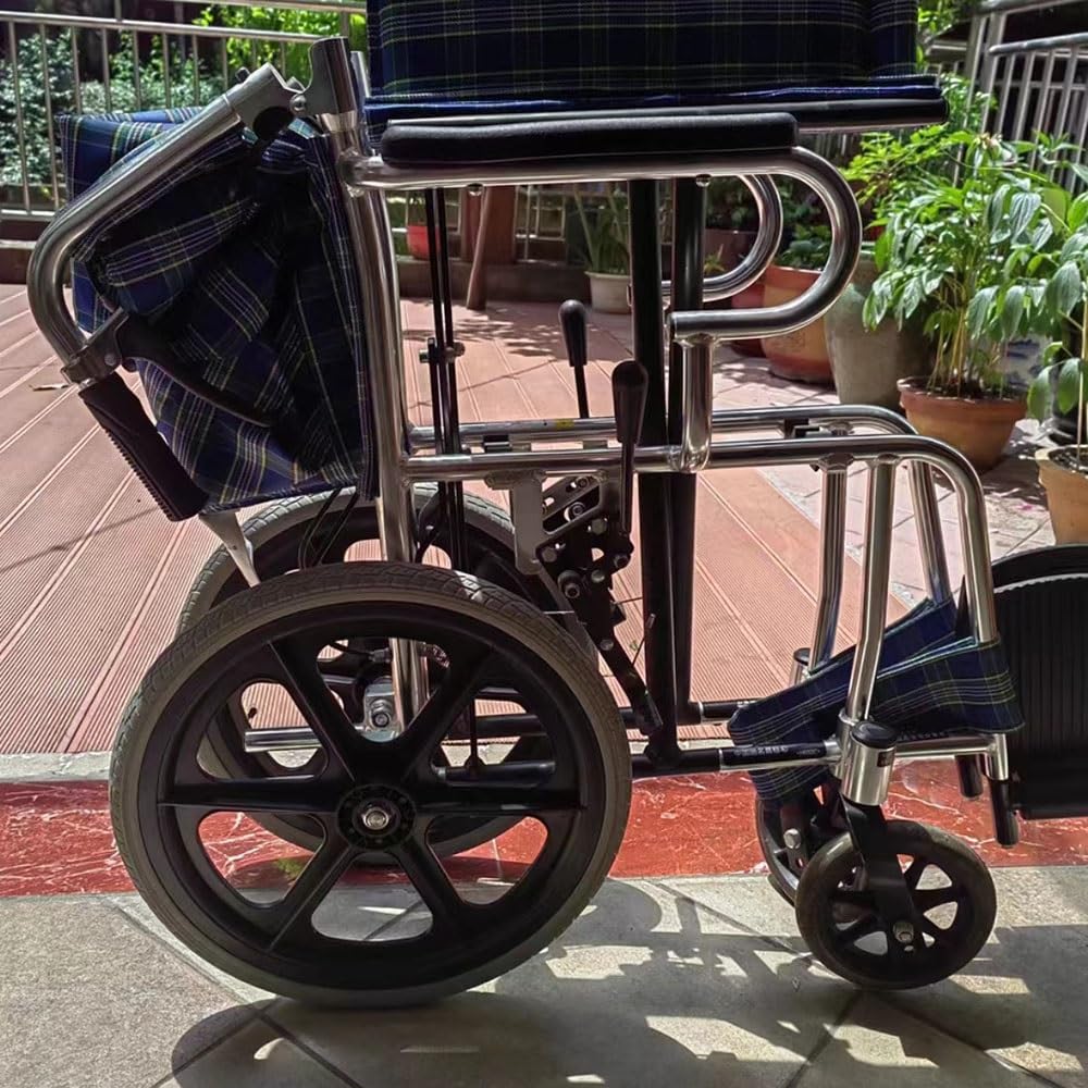 Rueda Trasera para Silla De Ruedas 16 Pulgadas Accesorios De Rueda ​Trasera, Recambio De Ruedas No Neumática Ruedas De Repuesto (Size : G)
