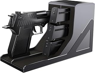 Pistol Rack Universal Protective Handgun Storage,Handgun Rack for Gun Safe Gun Cabinet Storage, Gun Magazine Holder, 1 Gun Holder 3 Mag Slots Fit Most Pistols - Nswern