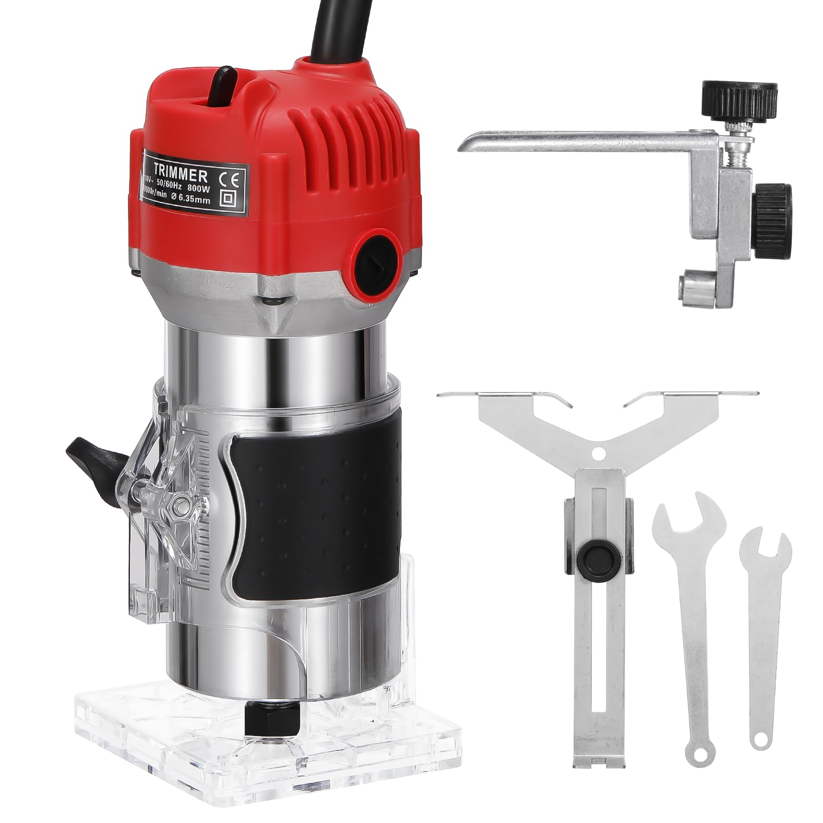 Fresadora de Madera, Weytoll Fresadora para Madera Electrica, 220V, 800W, 30000r/min