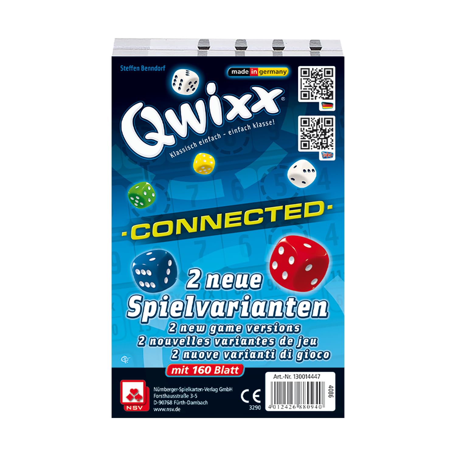Qwixx - Connected - Zusatzblöcke