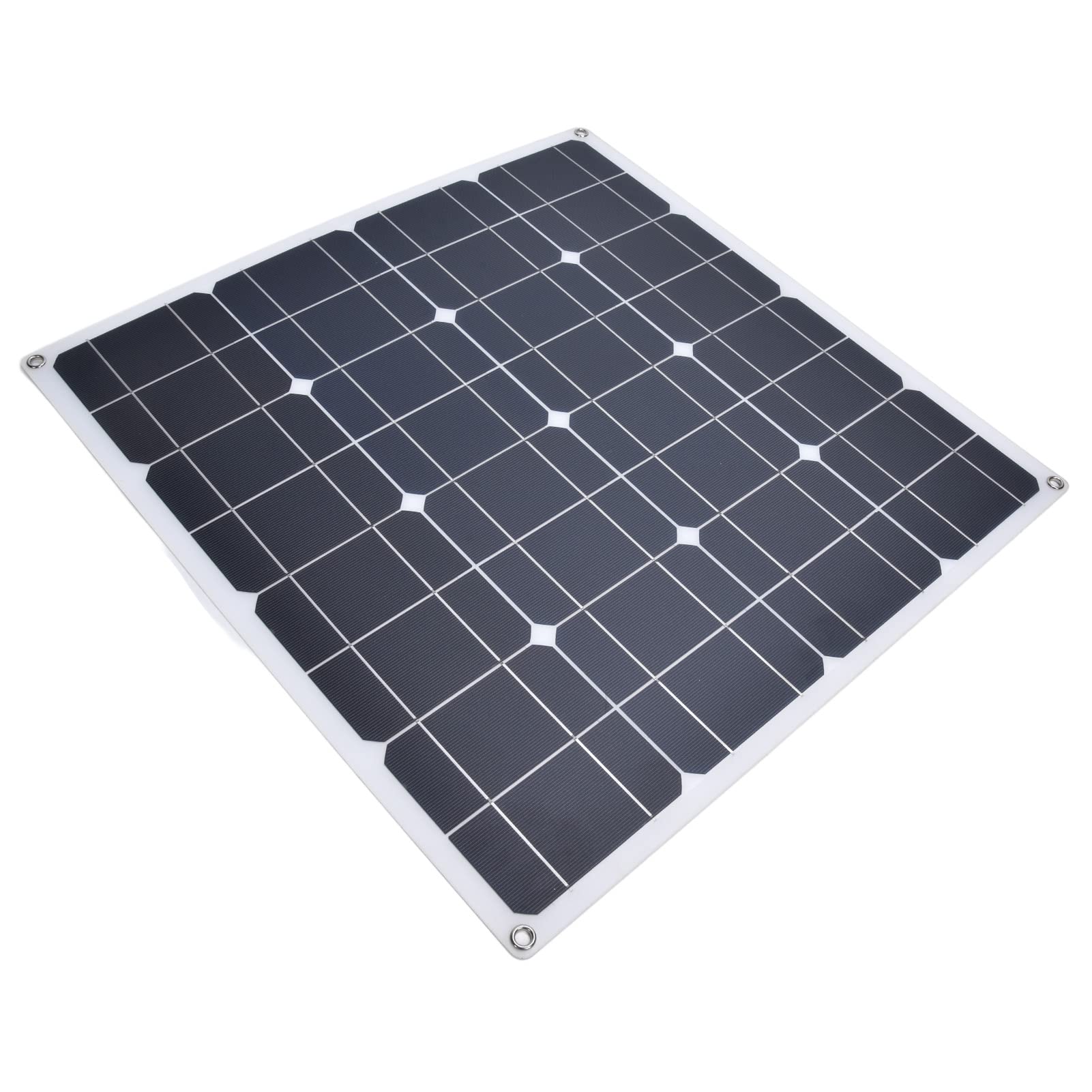 Tnfeeon Panel Solar Monocristalino 60W, Kit con Salida USB 12V DC, para